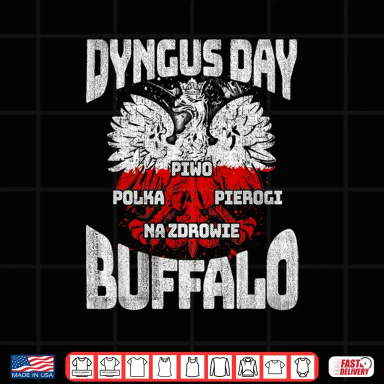 Design Buffalo New York Piwo Polka Pierogi Na Zdrowie Modern Shirt