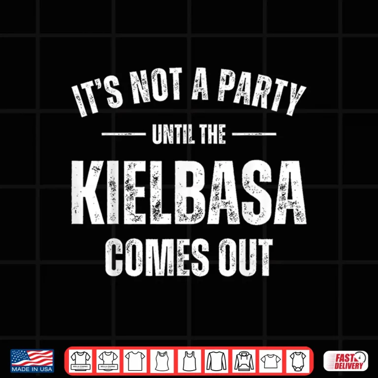 Design Kielbasa Party Funny Polish Poland Polska Modern Humor Shirt