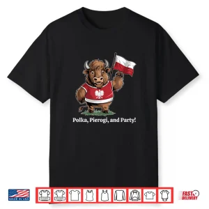 Polka Pierogi Party Polish American Professional Modern Shirt