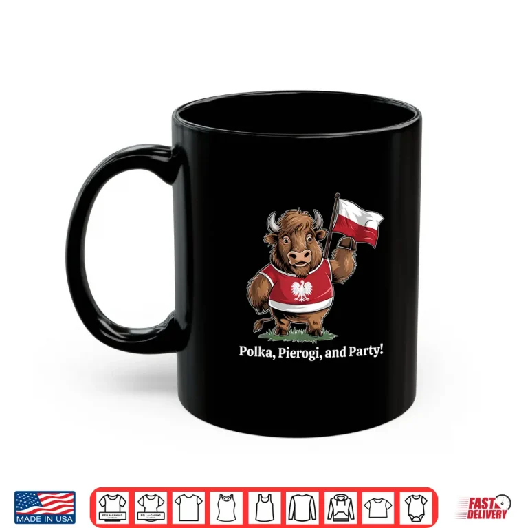 Mug Polka Pierogi Party Polish American Professional Modern Shirt