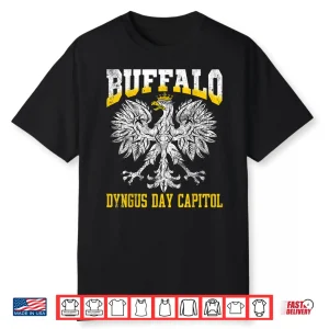 Professional Minimalist Buffalo Dyngus Day Capitol Polish Graphic Shirt