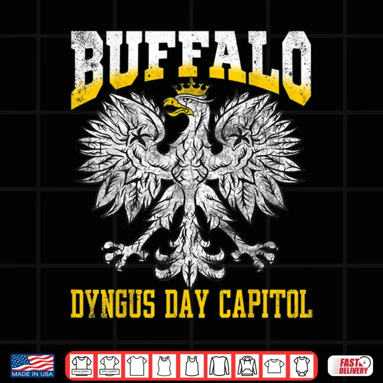 Design Professional Minimalist Buffalo Dyngus Day Capitol Polish Graphic Shirt