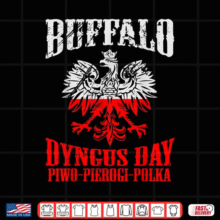 Design Professional Minimalist Dyngus Day Buffalo Modern Graphic Shirt