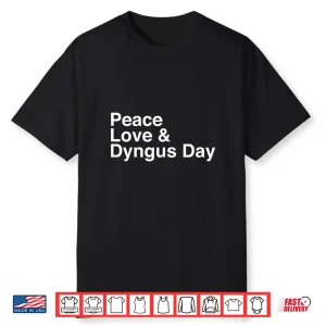 Professional Minimalist Polish Peace Love And Dyngus Day Shirt
