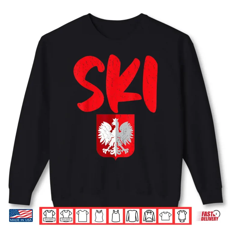Sweatshirt SKI Polish Surnames Pole Dyngus Day Professional Modern Shirt