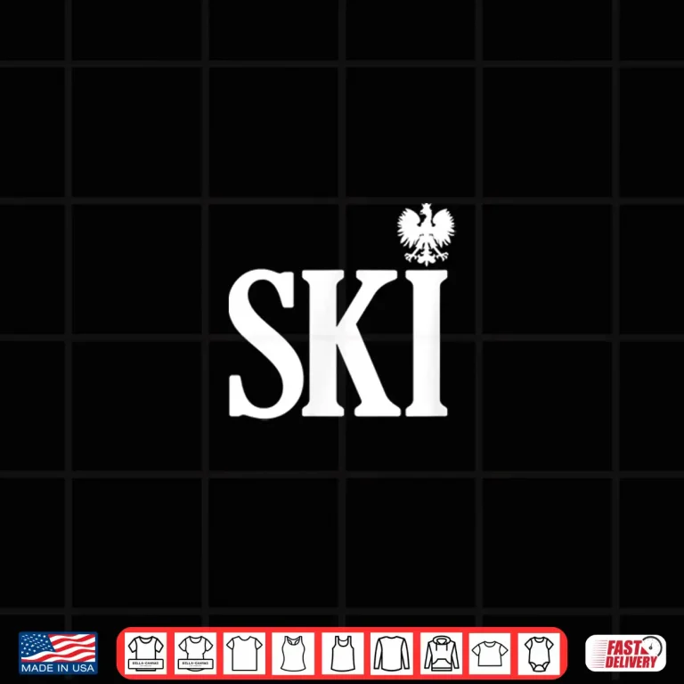 Design SKI Polish Surnames Ending Polish Eagle Dyngus Day Shirt