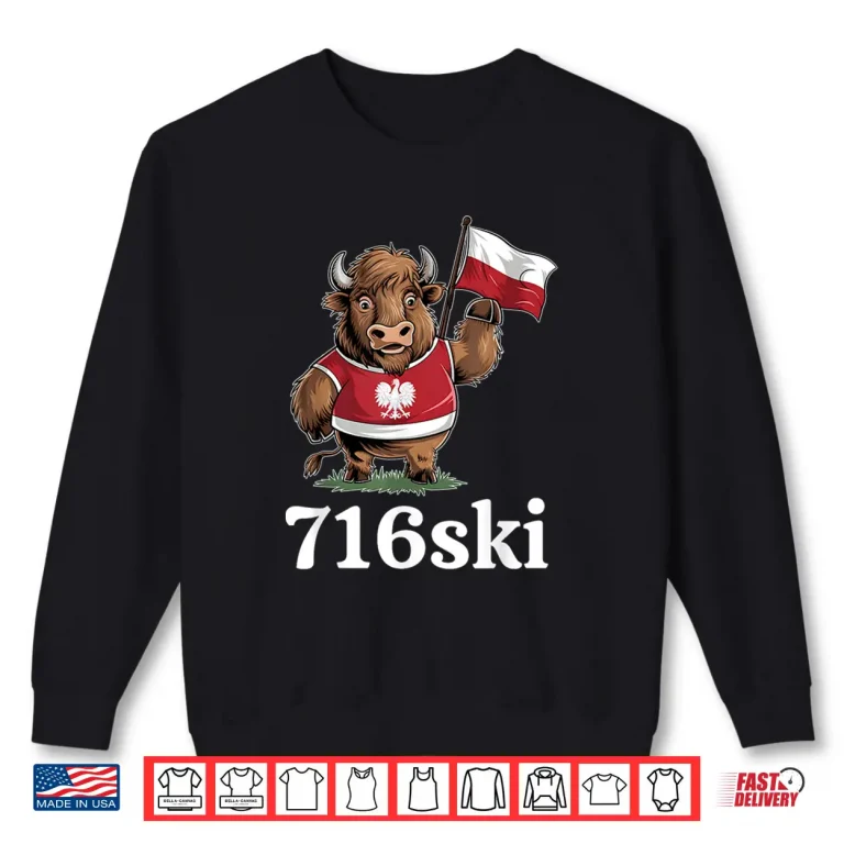Sweatshirt Buffalo New York Polish American Dyngus Day Professional Graphic Shirt