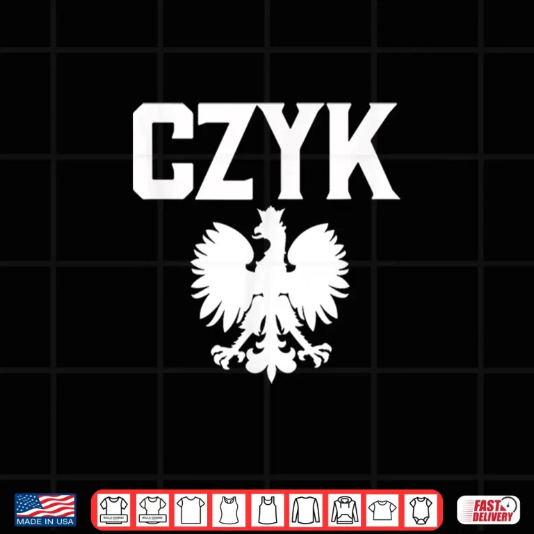 Design CZYK Polish American Heritage Polish Eagle Dyngus Day Shirt
