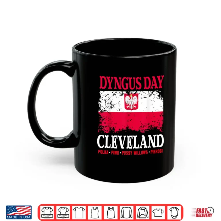 Mug Cleveland Apparel Polish Pride Polska Flag Dyngus Day Shirt