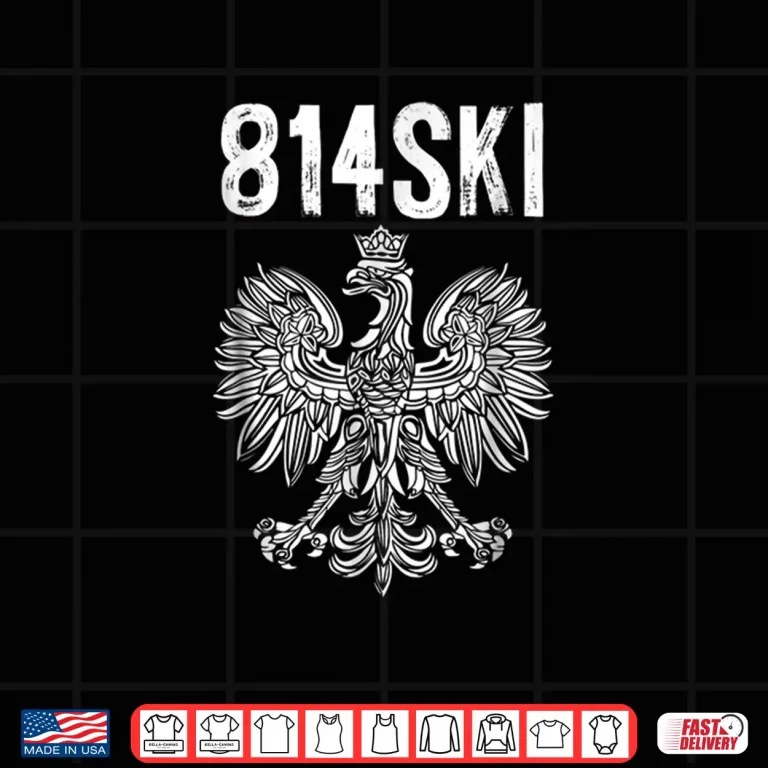 Design Eight One Four SKI Erie Pennsylvania Polish Pride Dyngus Day Shirt