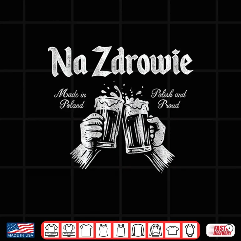 Design Na Zdrowie Polish American Christmas Dyngus Day Poland Beer Shirt