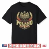 Poland Polish Pride Vintage Eagle Drinking Dyngus Day Shirt