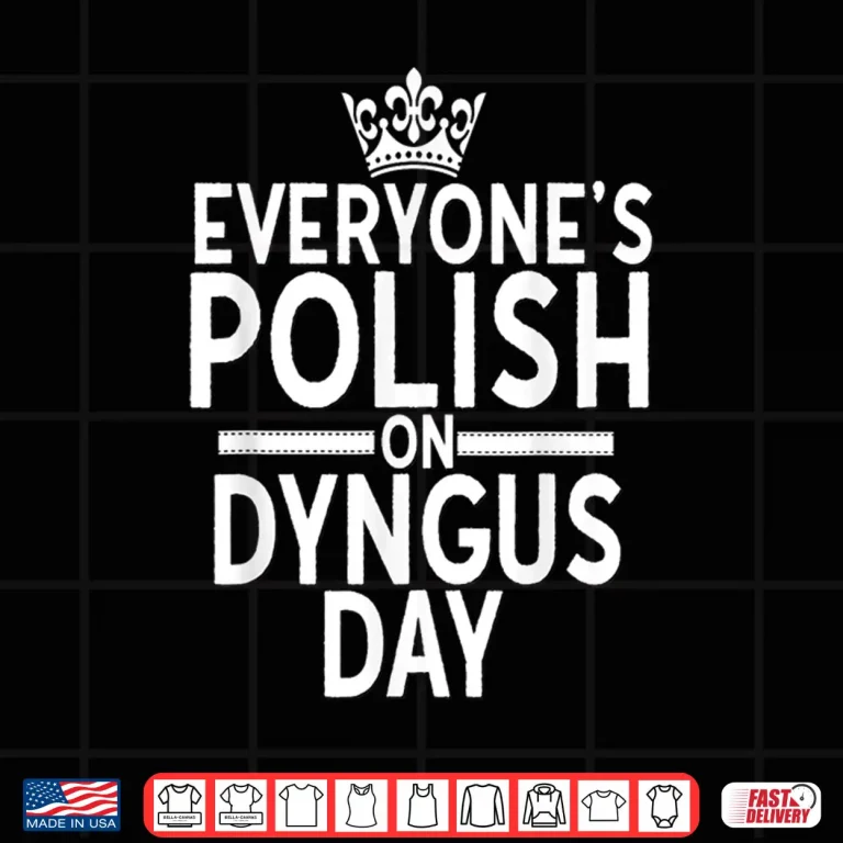 Design Poland Pride Buffalo Everyones Polish On Dyngus Day Shirt