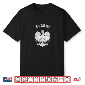 Three One Two Ski Chicago Dyngus Day Polska Polish Eagle Shirt