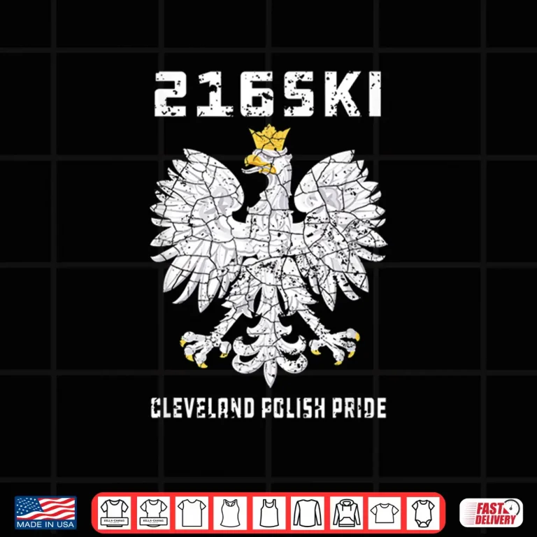 Design Cleveland Polish Pride Two One Six SKI Dyngus Day Polska Shirt