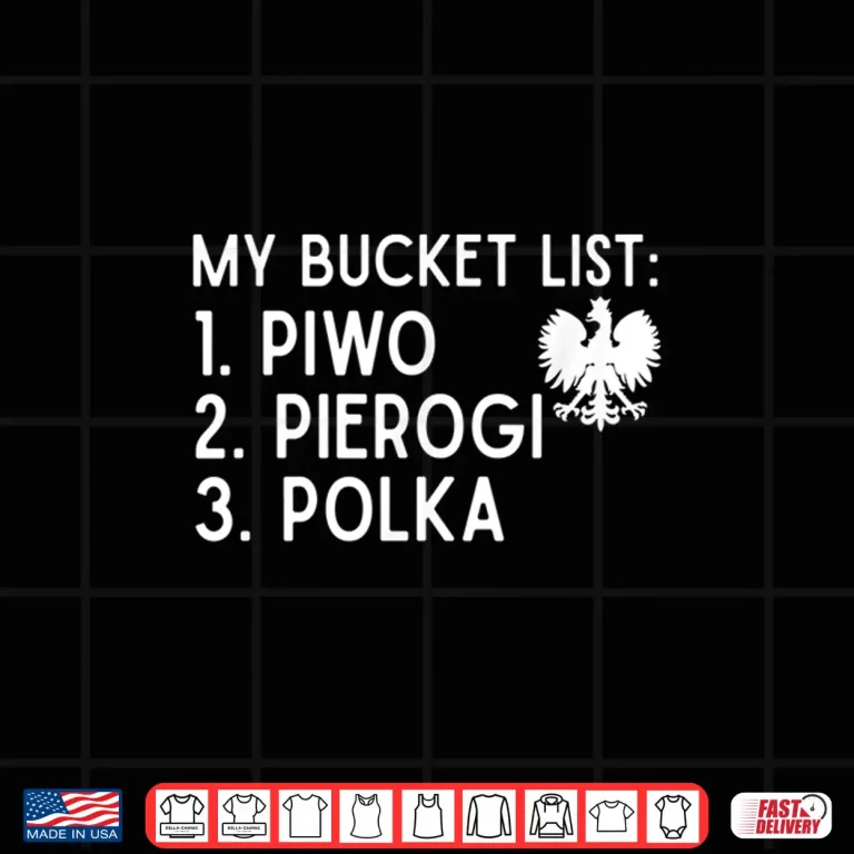 Design Pierogi Polka Music Piwo Polish Heritage Dyngus Day Shirt