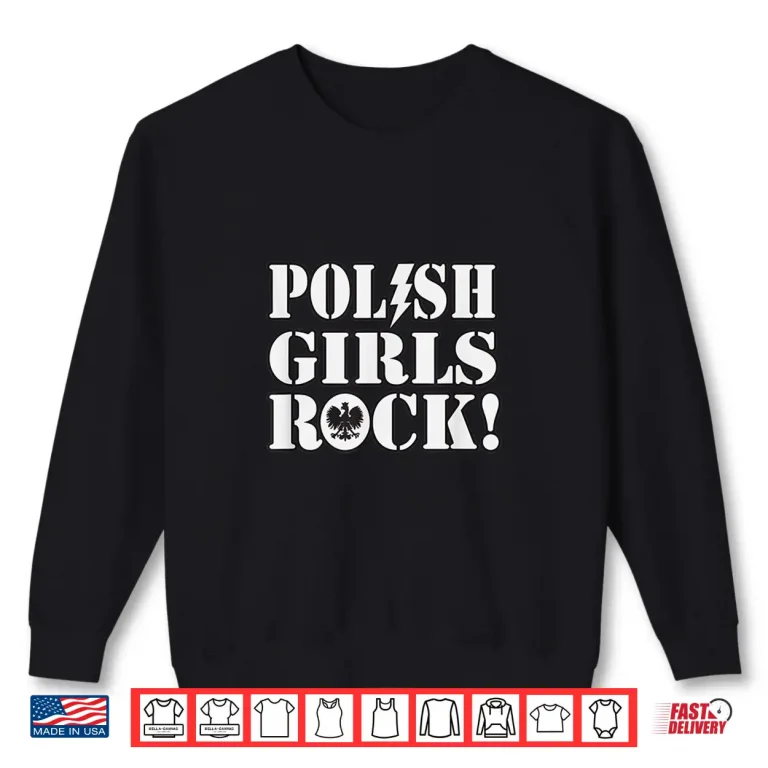Sweatshirt Polish Women Pride Polish Girls Rock Buffalo Dyngus Day Shirt 1