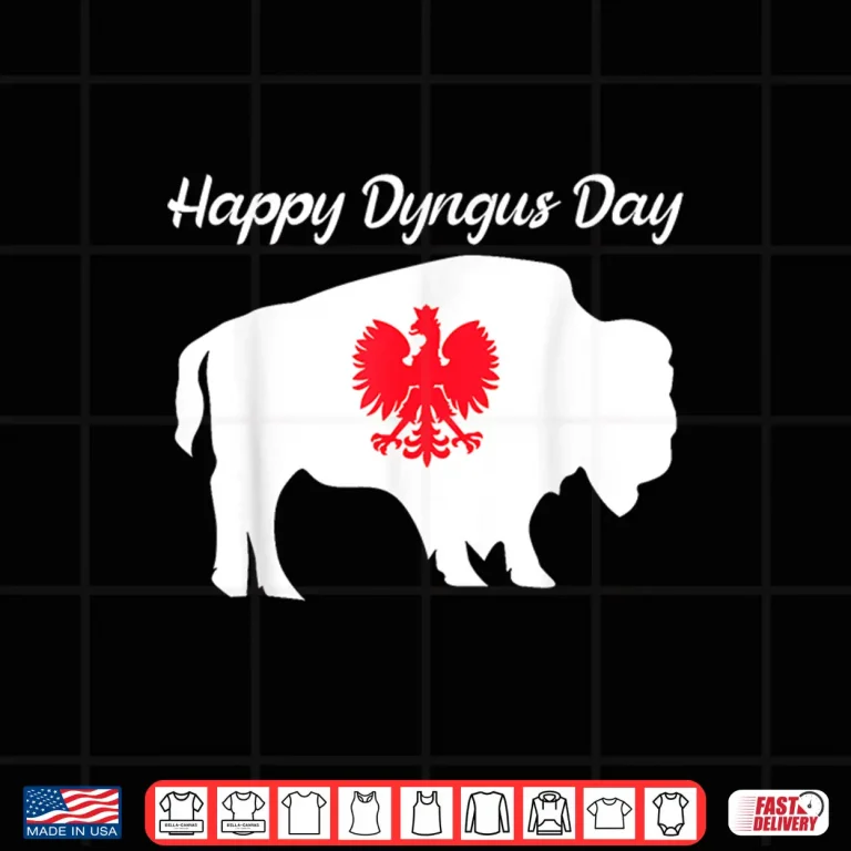 Design Polska Polish Flag Poland White Eagle Happy Dyngus Day Shirt
