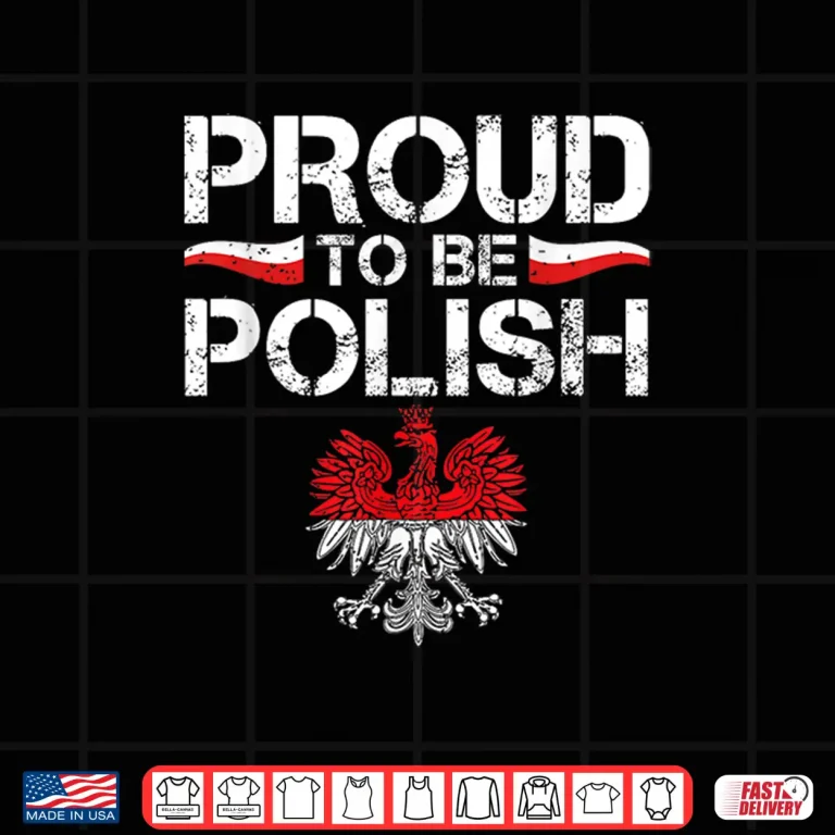 Design Professional Minimalist Proud To Be Polish Polish Roots Poland Shirt