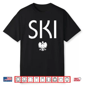 Professional Minimalist Ski Polish Eagle Dyngus Day Graphic Shirt