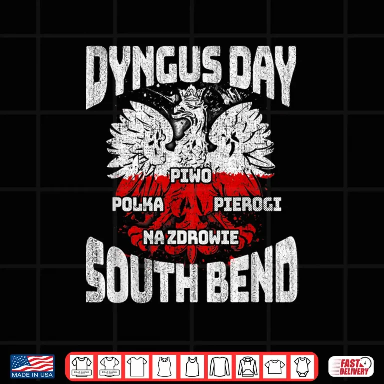 Design Professional Minimalist South Bend Indiana Dyngus Day Modern Shirt