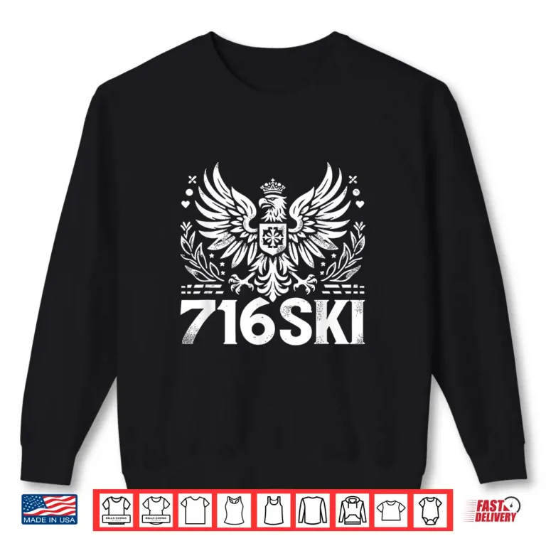 Sweatshirt Seven One Six SKI Buffalo NY Dyngus Day Area Code Seven One Six Professional Shirt 1