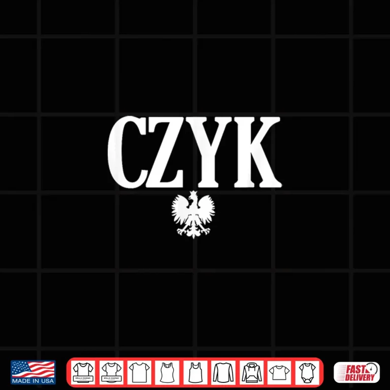Design CZYK Polish Surname Ending Polish Last Name Dyngus Day Shirt