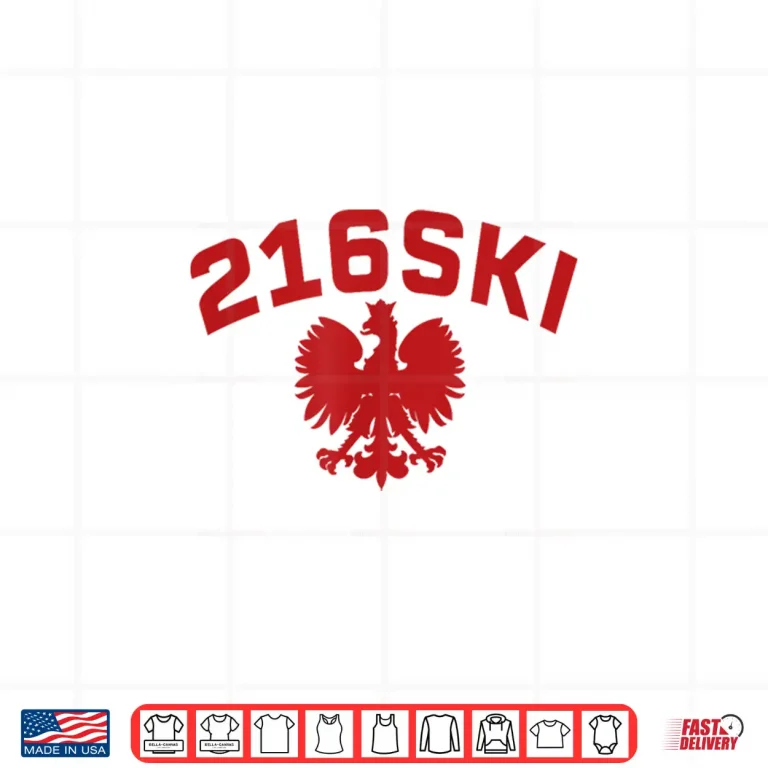 Design Cleveland Ohio Area Code Two One Six Polish Pride Dyngus Day Shirt