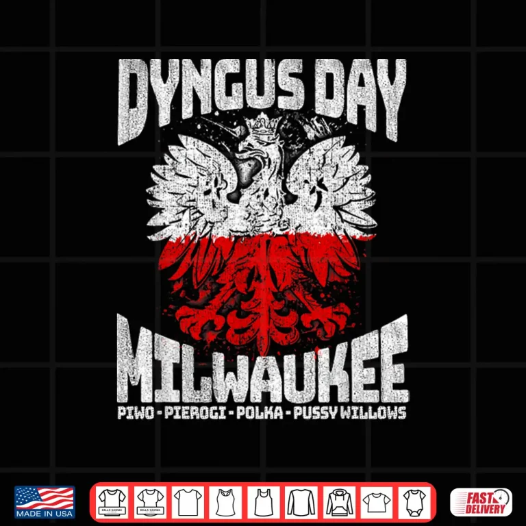 Design Professional Minimalist Dyngus Day Milwaukee Polish Pride Shirt