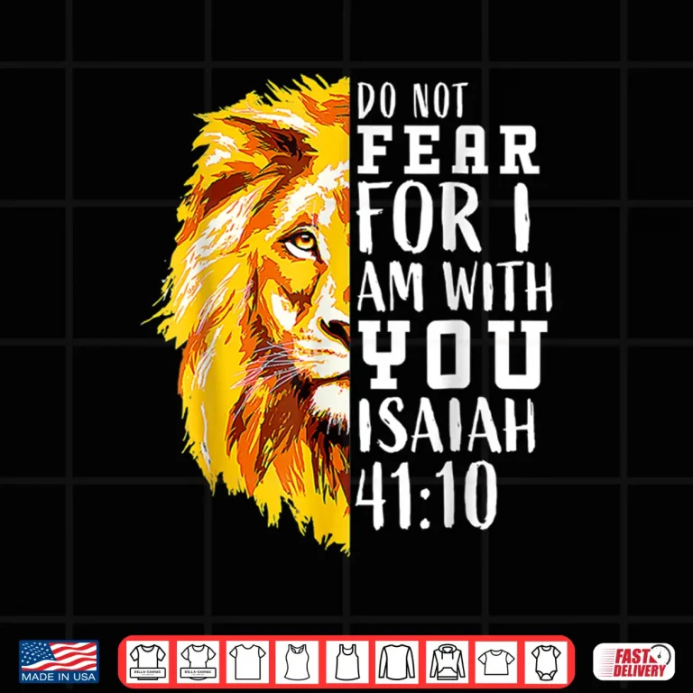 Design Boys Easter Gifts Christian Bible Verse Lion Of Judah Shirt