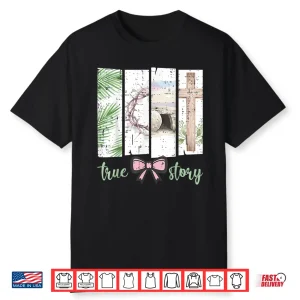 Easter Coquette Jesus Religious Christian Women Girls Kids Shirt