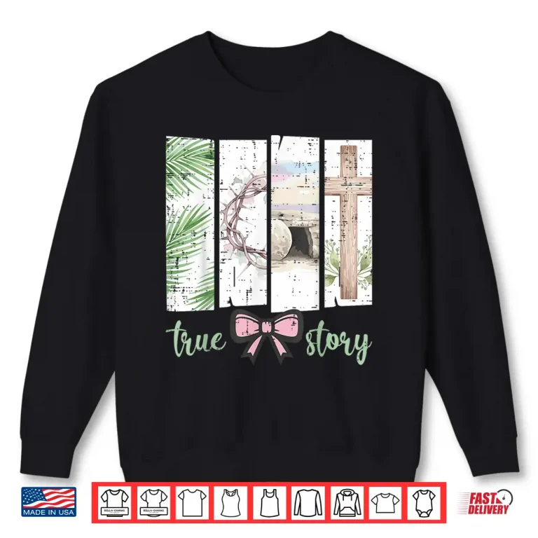 Sweatshirt Easter Coquette Jesus Religious Christian Women Girls Kids Shirt