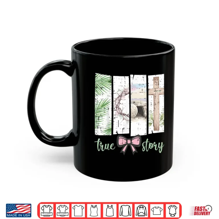 Mug Easter Coquette Jesus Religious Christian Women Girls Kids Shirt