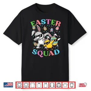 Easter Squad Bunny Egg Chick Dab Crew Matching Men Women Kid Shirt