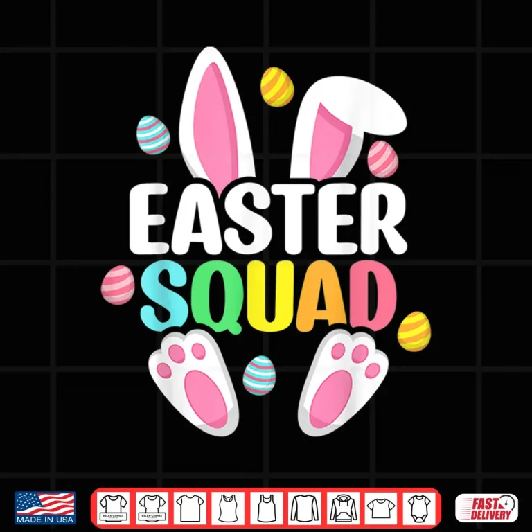Design Easter Squad Family Matching Easter Day Bunny Egg Hunt Group Shirt