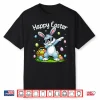 Funny Dabbing Bunny Easter Happy Easter For Boys Girls Kids Shirt
