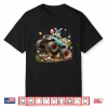Happy Easter Bunny Monster Truck Easter Eggs Rabbit Kids Boy Shirt