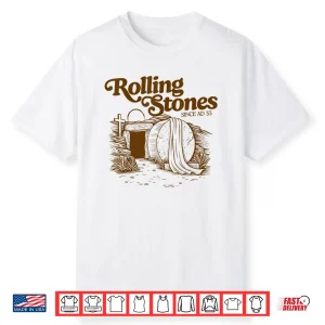 The Stone Was Rolled Away He Alive Retro Christian Easter Shirt