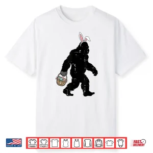Bunny Ears Basket Easter Bigfoot Sasquatch Professional Shirt