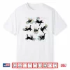 Bunny Ears Eggs Easter Black Cat Poses Professional Modern Shirt