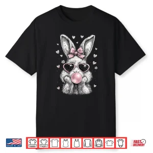 Pink Rabbit Coquette Cute Easter Bunny Professional Girly Shirt