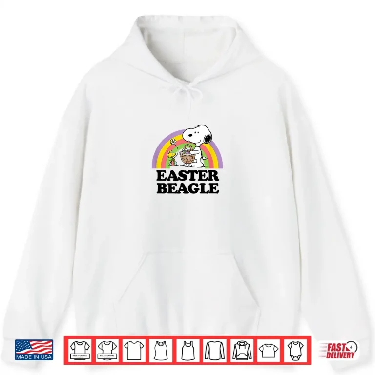 Hoodie Snoopy Easter Beagle Peanuts Professional Modern Graphic Apparel Shirt