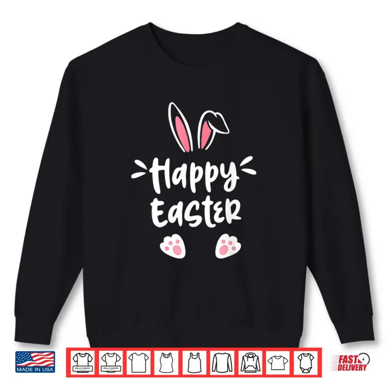 Sweatshirt Spring Easter Egg Happy Easter Bunny Professional Modern Graphic Shirt