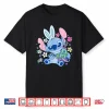 Stitch And Scrump Disney Lilo And Stitch Cute Easter Bunny Shirt