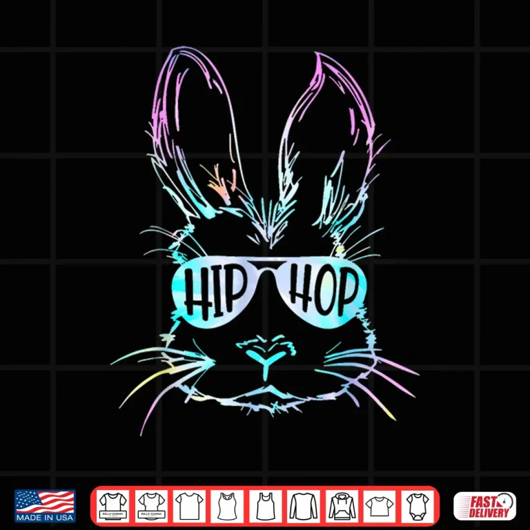Design Sunglasses Design Hip Hop Happy Easter Bunny Face Modern Shirt