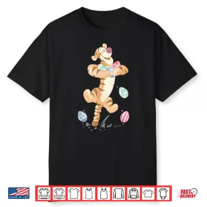 Winnie The Pooh Tigger Disney Easter Egg Bounce Graphic Shirt