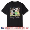 Happy Easter Cute Cat Lover Bunny Easter Day Women Men Kids Shirt