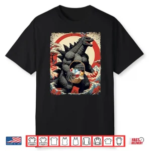 Kaiju Easter Vintage Shirt Monster Eggs Easter Day Kids Boys Shirt