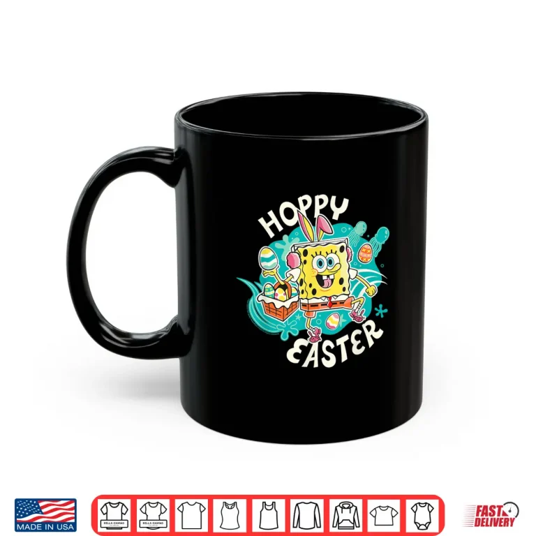 Mug SpongeBob SquarePants Hoppy Easter Shirt 1