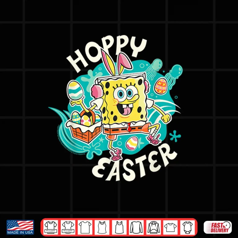 Design SpongeBob SquarePants Hoppy Easter Shirt 1